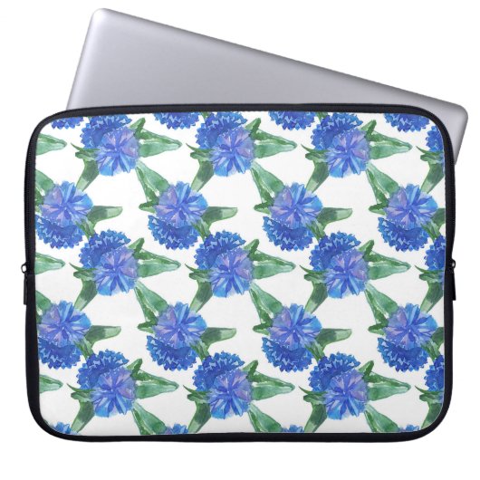 Aquarellblumen Laptopschutzhülle (Vorderseite)