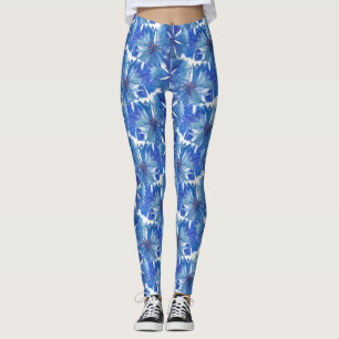 Aquarellblumen Leggings