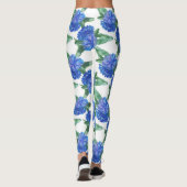 Aquarellblumen Leggings (Rückseite)