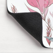 Aquarellblumen Mousepad (Ecke)