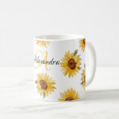 Aquarellblumen | Name und Tasse des Blutes und Mon (VorderseiteRechts)
