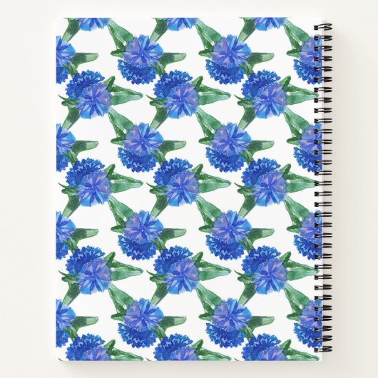 Aquarellblumen Notizblock (Rückseite)