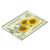 Aquarellblumen Notizblock (Linke Seite)