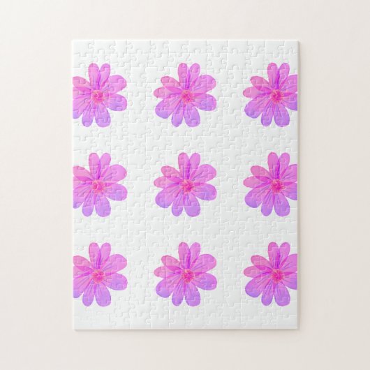 Aquarellblumen puzzle (Vertikal)