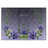 Aquarellblumen-Schnittplatine Schneidebrett (Vorderseite)