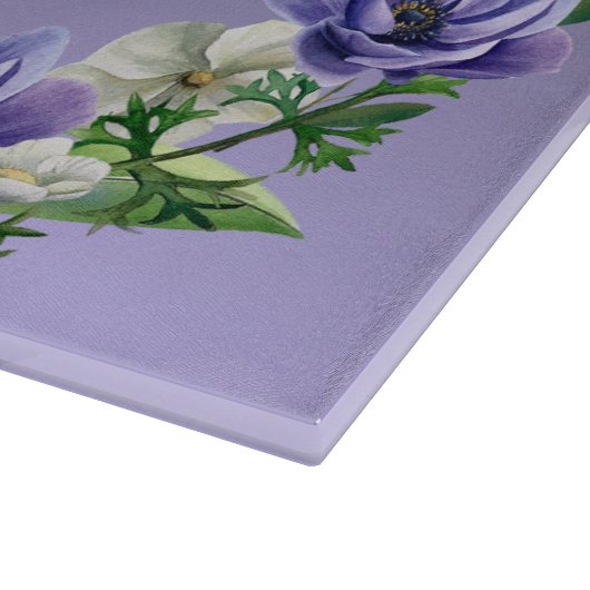 Aquarellblumen-Schnittplatine Schneidebrett (Ecke)