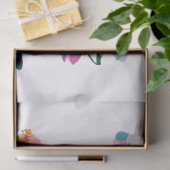 Aquarellblumen  seidenpapier (Geschenk)