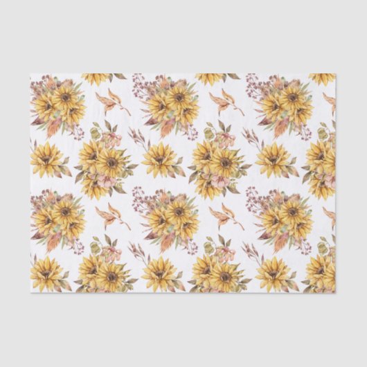 Aquarellblumen Seidenpapier (Vorderseite)