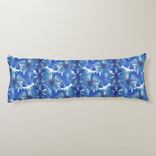 Aquarellblumen Seitenschläferkissen (Rückseite)