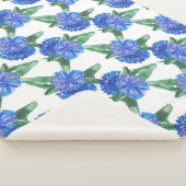 Aquarellblumen Sherpadecke (3/4)
