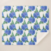 Aquarellblumen Sherpadecke (Vorderseite (Horizontal))