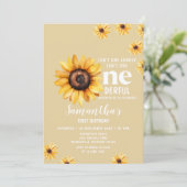 Aquarellblumen sind nicht ihr Geburtstag Einladung (Stehend Vorderseite)