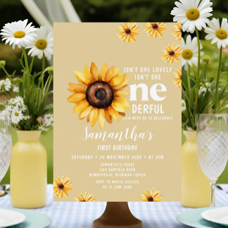Aquarellblumen sind nicht ihr Geburtstag Einladung