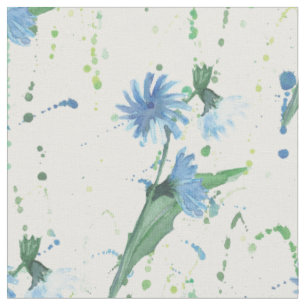 Aquarellblumen Stoff