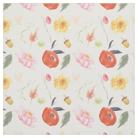Aquarellblumen Stoff (Muster)