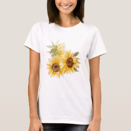 Aquarellblumen T-Shirt