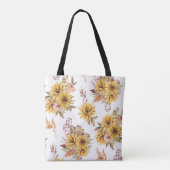 Aquarellblumen Tasche (Rückseite)