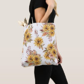 Aquarellblumen Tasche (Von Nahem)