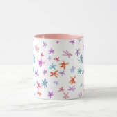 Aquarellblumen Tasse (Zentrum)
