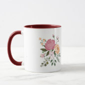 Aquarellblumen tasse (Links)
