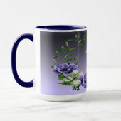 Aquarellblumen Tasse (Links)