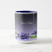 Aquarellblumen Tasse (Zentrum)