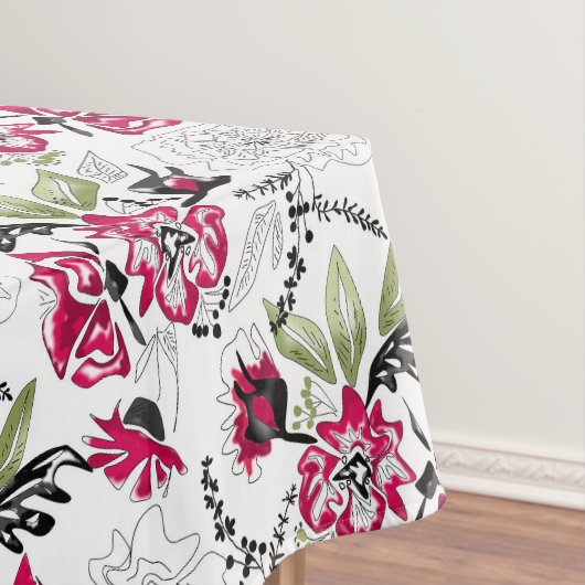 Aquarellblumen Tischdecke (Beispiel)