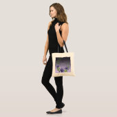 Aquarellblumen Tote Tasche (Vorderseite (Model))