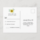 Aquarellblumen UAWG Postkarte (Rückseite)