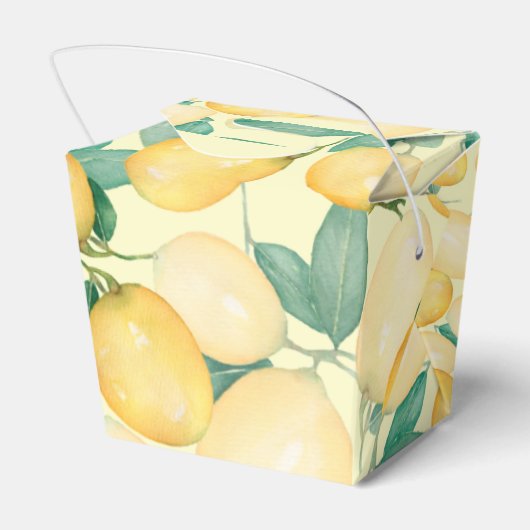 Aquarellblumen und Blätter Vielen Dank Geschenkschachtel (Rückseite)