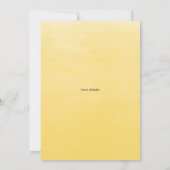 Aquarellblumen und Eukalyptus Baby Sprinkle Einladung (Rückseite)