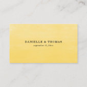 Aquarellblumen und Eukalyptus Garland Platzkarte (Rückseite)