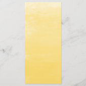 Aquarellblumen und Eukalyptus-Hochzeit Menükarte (Rückseite)