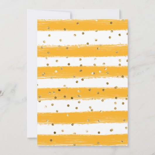 Aquarellblumen und Goldener Glitzer Süß 16 Einladung (Rückseite)