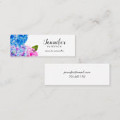 AquarellblumenHydrangea der Mama-Telefonkarte-| Mini Visitenkarte (Vorne/Hinten)