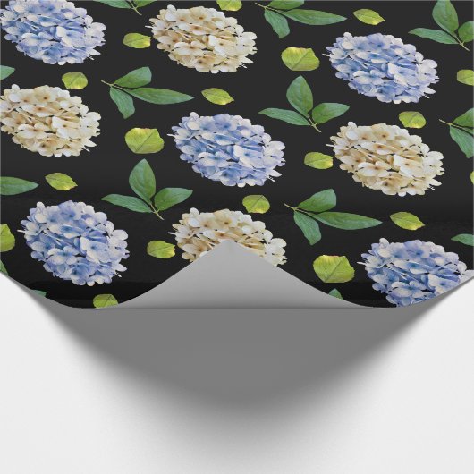 Aquarellblumenmuster Geschenkpapier (Ecke)