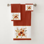 Aquarellblüte Badhandtuch Set (Insitu)