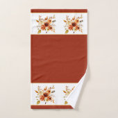 Aquarellblüte Badhandtuch Set (Handtuch)