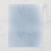 Aquarellblüte Flyer (Hinten)