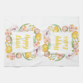 Aquarellblüte Geschirrtuch (Horizontal)