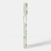 Aquarellblüte in Rosa und Pfirsich Case-Mate iPhone Hülle (Rückseite / Rechts)