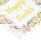 Aquarellblüte Kurzer Tischläufer (Ecke)