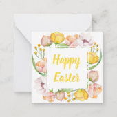 Aquarellblüte Mitteilungskarte (Vorderseite)