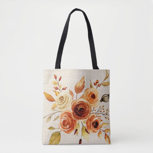 Aquarellblüte Tasche (Vorderseite)
