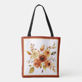 Aquarellblüte Tasche (Rückseite)