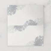 Aquarellblüten blühend platzkarte (Außenseite Aufgefaltet)