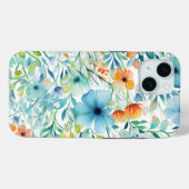 Aquarellblüten, Case-Mate iPhone Hülle (Rückseite (Horizontal))