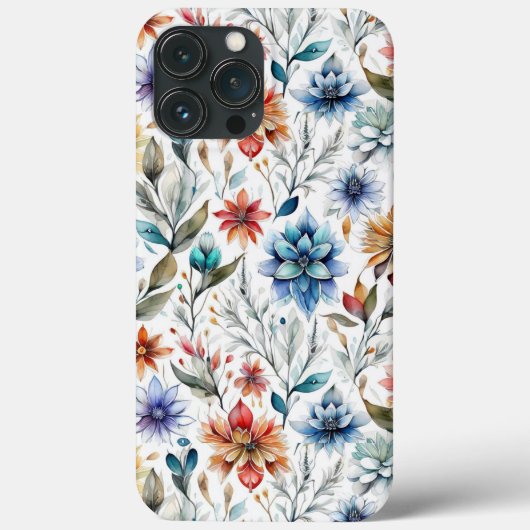 Aquarellblüten Case-Mate iPhone Hülle (Rückseite)