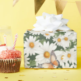 Aquarellblüten Geschenkpapier