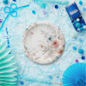 "Aquarellblüten: Moderne Teller für Blumenblätter (Party)